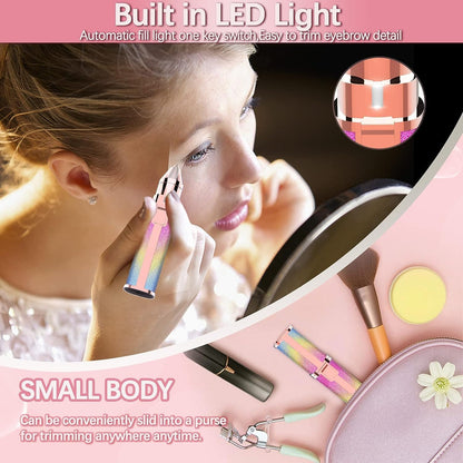 2-in-1 Eyebrow Trimmer & Facial Hair Remover