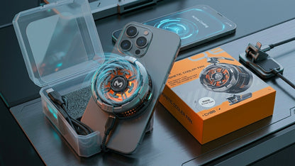 MEMO CX08 Pro 25W Phone Cooling Fan – Semiconductor Magnetic Mobile Cooler for Android & iPhone Gaming