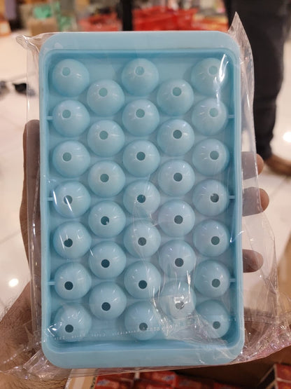 Round Ice Cube Tray & Ice Sphere Ball Maker with Storage Container – Reusable Ice Mold for Drinks, Cocktails & Whiskey