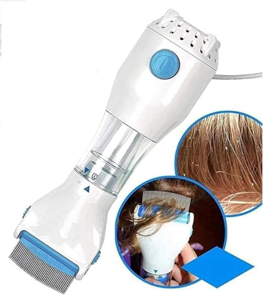 Professional Anti Lice Metal Comb with 4 Filters | Stainless Steel Fine Tooth Head Lice & Nit Removal Comb