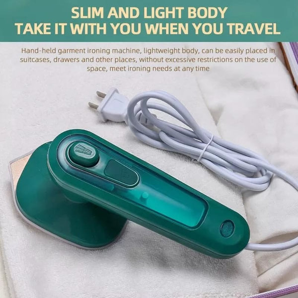Portable Micro Steam Iron – Handheld Dry & Wet Garment Steamer for Travel & Home Clothes Care