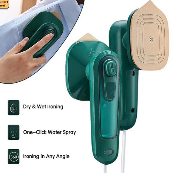 Portable Micro Steam Iron – Handheld Dry & Wet Garment Steamer for Travel & Home Clothes Care