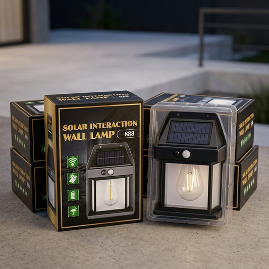 Solar Motion Sensor Wall Lamp – Waterproof Outdoor LED Solar Light for Garden, Patio & Home Security