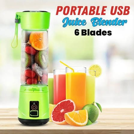 Portable Blender – USB Rechargeable Personal Smoothie Maker & Electric Juicer Cup for Shakes, Smoothies, Juice & Travel