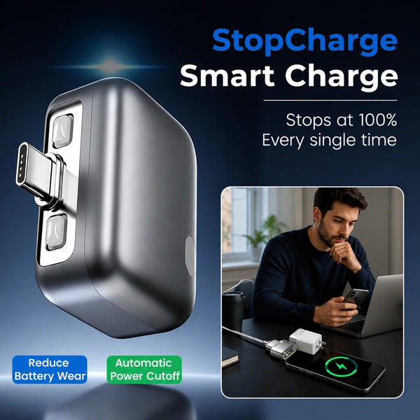 PopGuard 140W Automatic Charging Disconnector – Smart Battery Protector with Auto Power Cut-Off for Fast Charging Safety